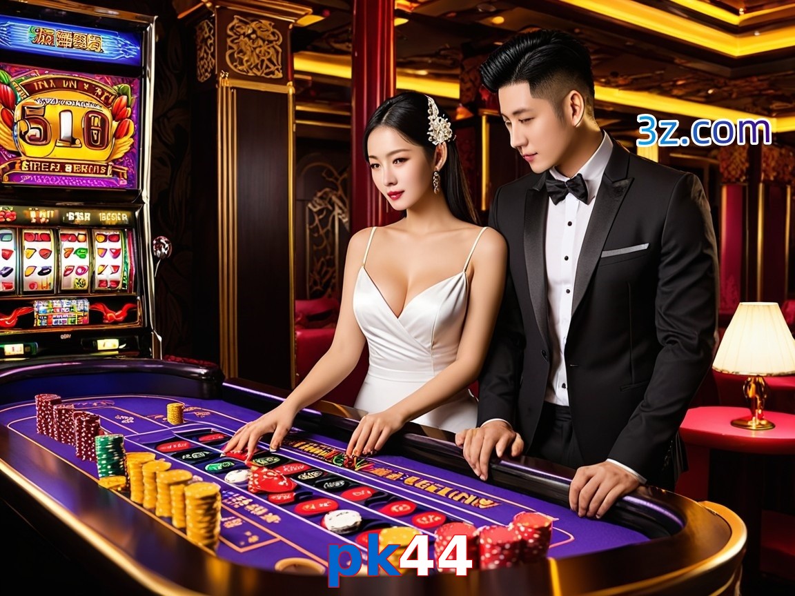 pk44 cassino online com mesa de blackjack e dealer